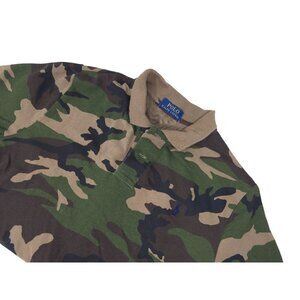 Polo Ralph Lauren Polo Shirt Size Small Men's Short Sleeve Camo Green Brown
